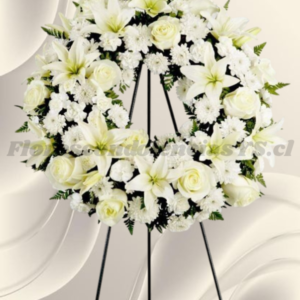 Corona claridad a domicilio mix flores, rosas, lilium, maules y margaritas