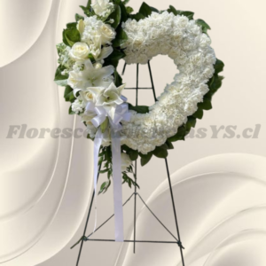 Corona a domicilio en santiago, Mix flores topiario, maule o margaritas